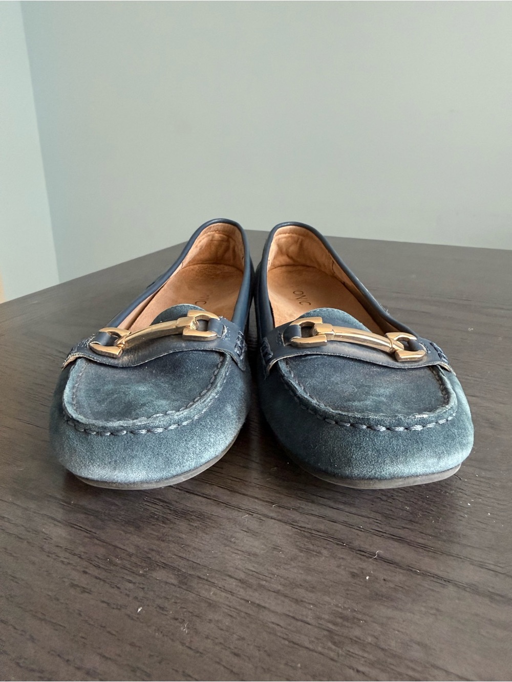 Vionic Kenyon Women’s Blue Suede Horsebit Loafers Size 9.5 - Picture 2 of 9